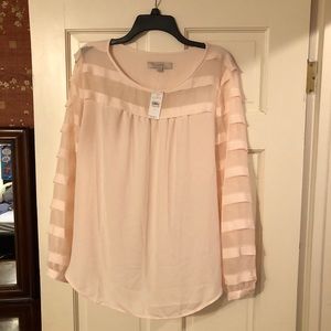Loft Long-Sleeve Blouse (L)